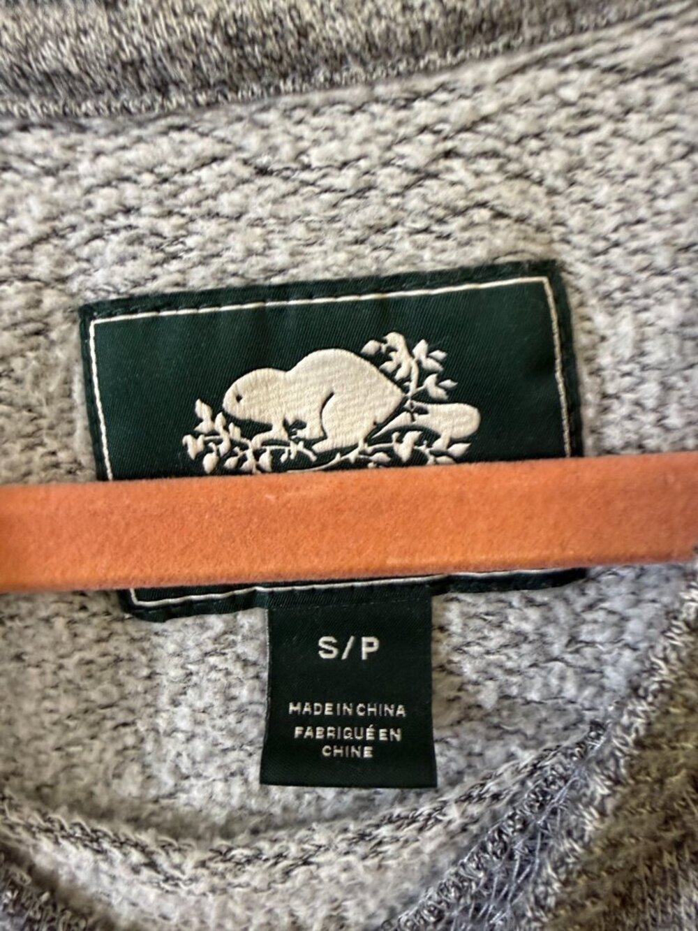 Roots Grey Beaver Graphic Sweatshirt & Jogger Sweatpant Set Size Small - Picture 4 of 11